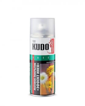 Декоративное покрытие для стекла KUDO аэрозоль (520мл) эффект инея